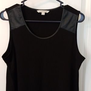 Leather shoulder 41 Hawthorn tank Stitchfix L